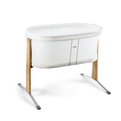 BabyBjorn Baby Cradle - Ivory: Bassinet/Bedside Sleeper, Modern, Rocking Function, Easy Transport