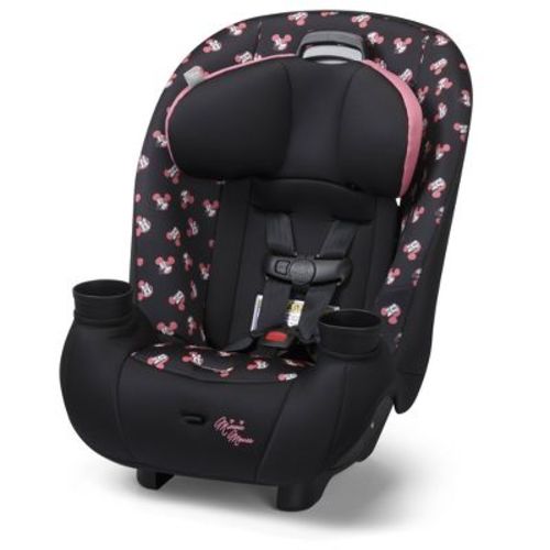 Disney Baby Ellaris Convertible Car Seat - Minnie Charm: Fits 3 Car Seats Across, Forward Or Rear Facing, LATCH Compatible, Machine Washable Seat Pad