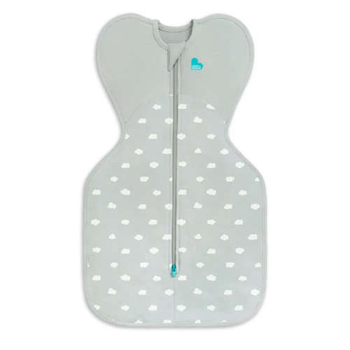 Swaddle Up™ 1.5 TOG Cotton Light Olive Mini Cloud