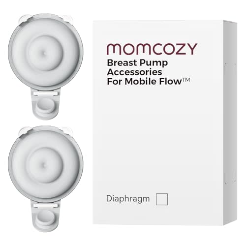 Momcozy Original Replacement Accessories for Upgraded Mobile Flow | Upgraded M9,Original Upgraded M9 Breastfeeding Parts,Double-Layed Diaphragm,2 Pack