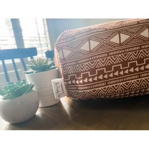 Orange/copper Geometric/aztec Fitted Crib Sheet - Etsy