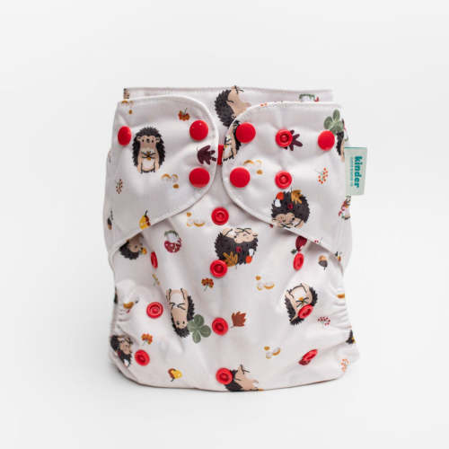 Patterned Pocket Cloth Diaper with Athletic Wicking Jersey