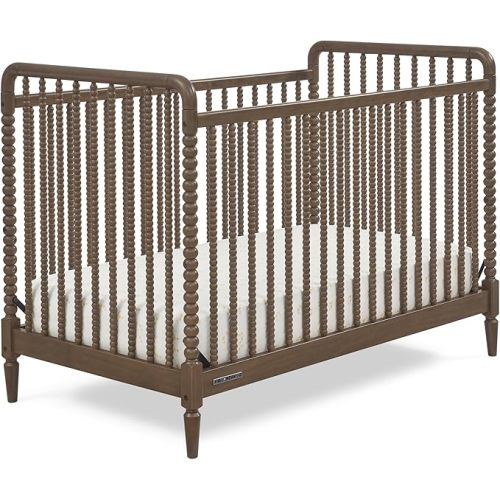 Delta Children Saint 4-in-1 Convertible Crib - Greenguard Gold Certified, Teak Brown