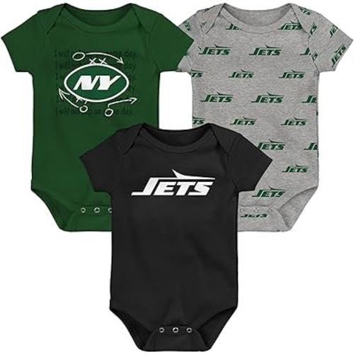 Outerstuff Newborn & Infant NFL Team Starter 3-Pack Bodysuit Set