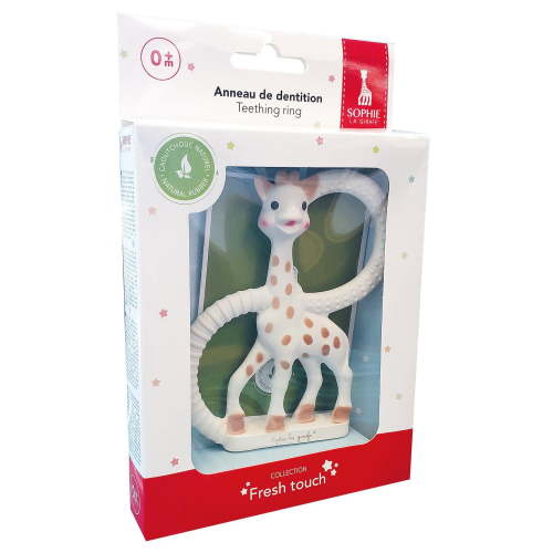 Sophie la Girafe Fresh Touch Teething Ring, Very Soft Version - Made of natural rubber. Safe and non-toxic for your baby., Teething Ring - Walmart.ca