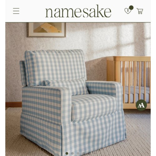 Crawford Pillowback Comfort Swivel Glider