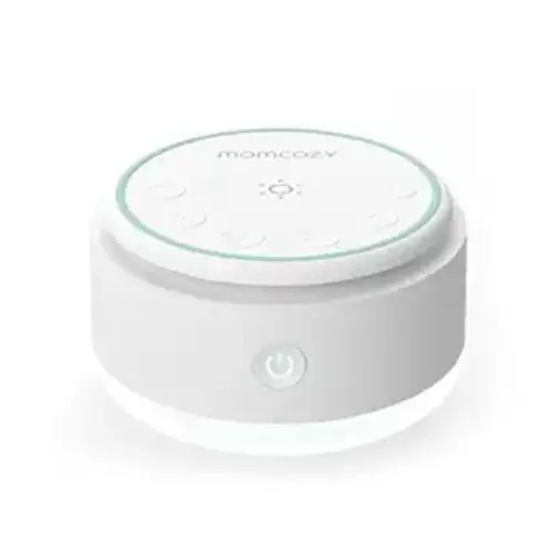 Momcozy Sound Machine for Baby-20 Soothing Sounds & Touch Light Portable White Noise for Kids & Adults for Sleeping Timer and Memory | Ideal Travel Companion & Nursery Must-Have & Outing | Shower Gift - Cold Light