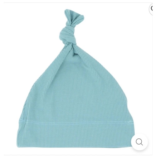 Knot Hat - Teal Ribbed – Manymoons