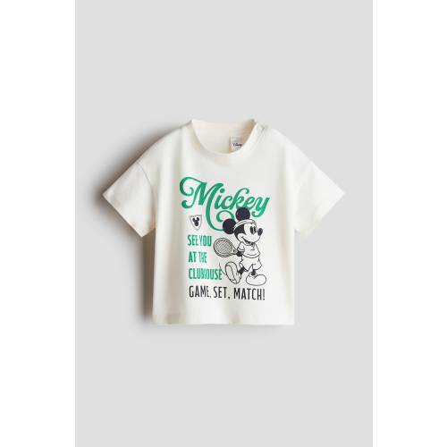 COTTON T-SHIRT WITH PRINTED MOTIF