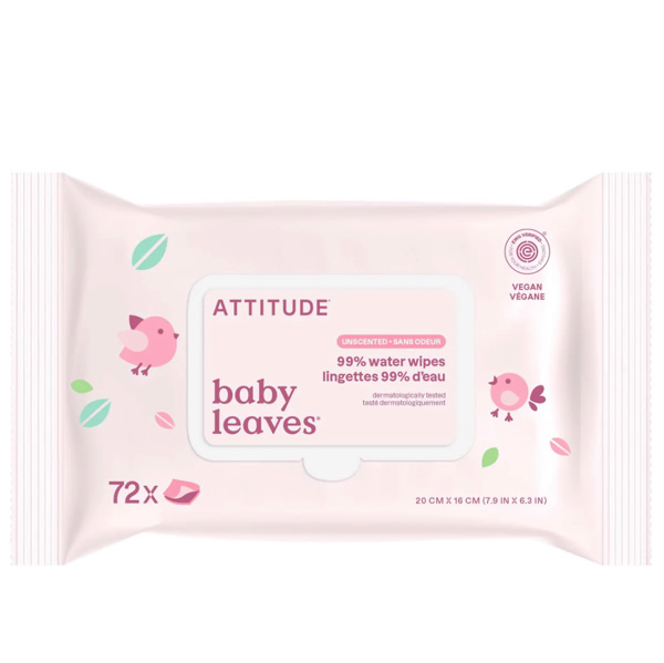 99% Water Wipes for Baby | ATTITUDE