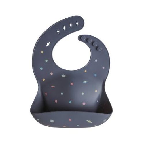 Silicone Baby Bib Planets One Size