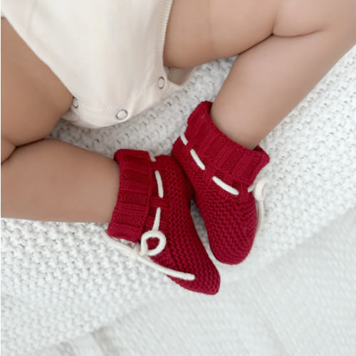 Luna + Luca Organic Booties - Holly