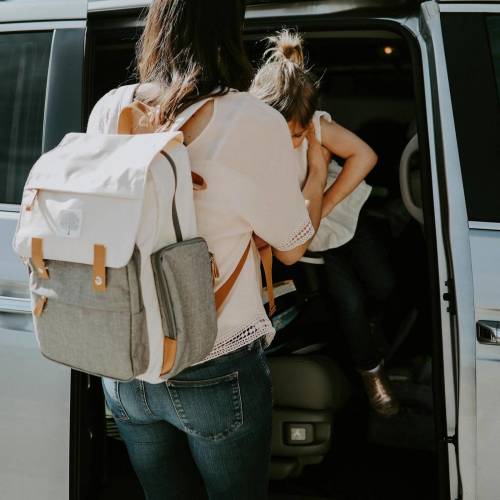 Neutral Diaper Backpack with Changing Pad | Parker Baby Co.