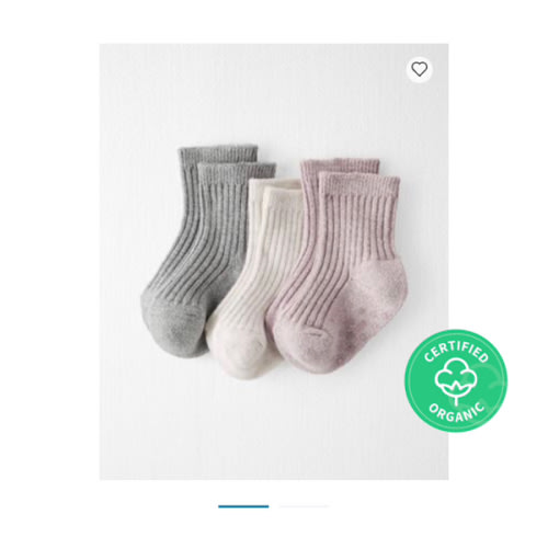 Baby 3-Pack Slip Resistant Socks