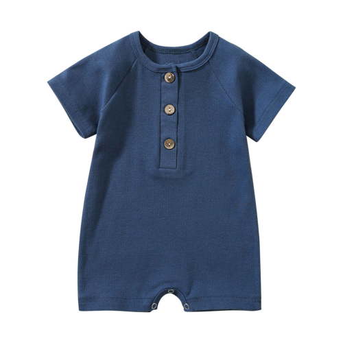 JGTDBPO Newborn Baby Girl Boy Clothes Summer Outfits Infant Short Sleeve Romper Jumpsuit Cotton Linen Solid Color T-Shirt Bodysuit Bodysuit Cute Newborn Clothes for Girl