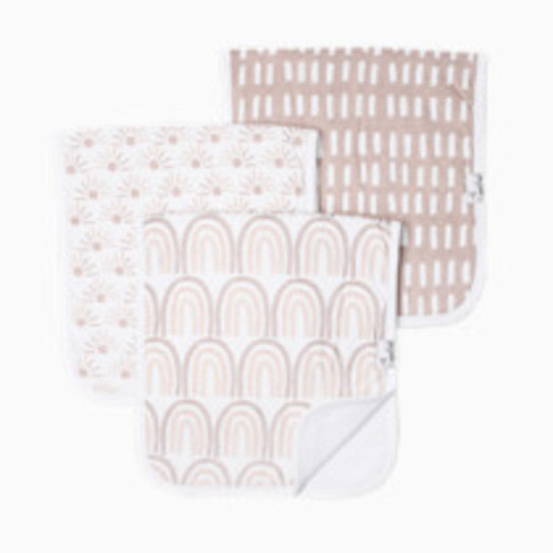 Copper Pearl Printed Burp Cloth Set - Bliss