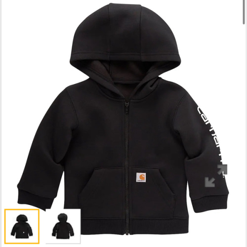 Boys' Long-Sleeve Full-Zip Hooded Sweatshirt (Baby/Toddler) | Black Friday Hoodies & Sweatshirts 3m
