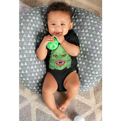 Creature Baby Rib Bodysuit | Movie Monsters Black Lagoon Retro Horror Rockabilly Infant Onesie Clothing Baby Shower Childrens Gifts