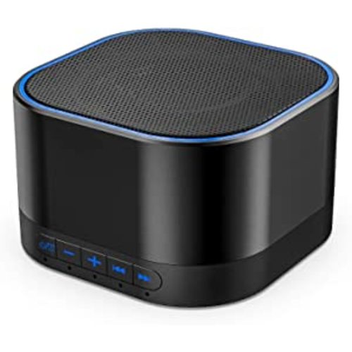 Magicteam Sound Machines White Noise Machine with 20 Non Looping Natural Soothing Sounds and Memory Function 32 Levels of Volume Powered by AC or USB and Sleep Sound Timer Therapy for Baby Kids Adults