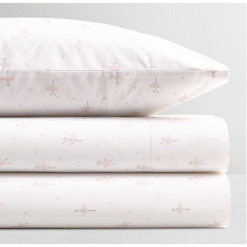 Ballerina Organic Cotton Crib Sheet | RH Baby & Child