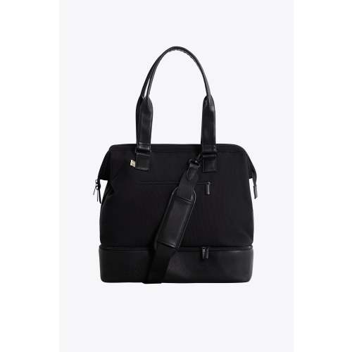BÉIS 'The Mini Weekender' in Black - Black Travel Bag & Duffle Bag