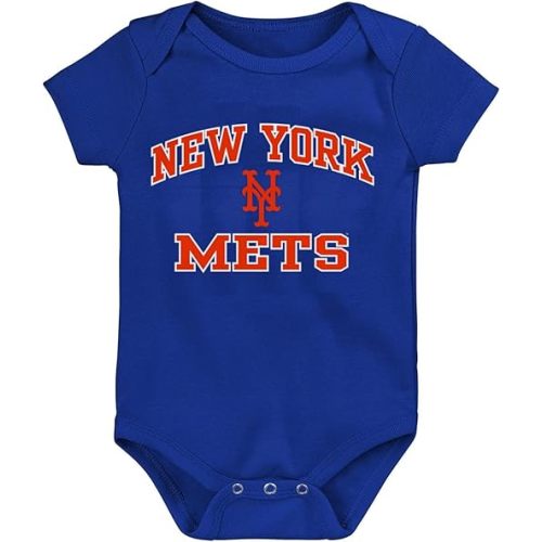 Outerstuff MLB Officially Licensed 0-24 Months City Headline Arch Logo Creeper Bodysuit Romper