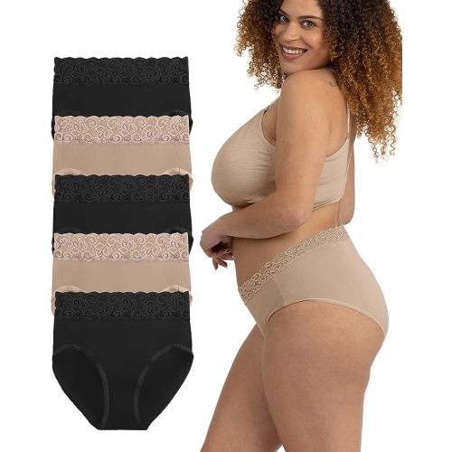 Kindred Bravely High Waist Postpartum Underwear & C-Section Recovery Maternity Panties 5 Pack