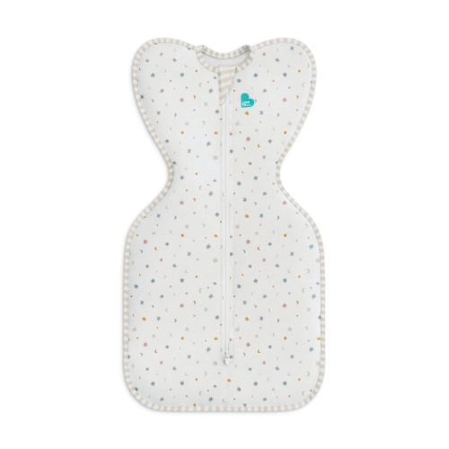 Swaddle Up 0.2 TOG Organic Cotton White Starlight - Size SM