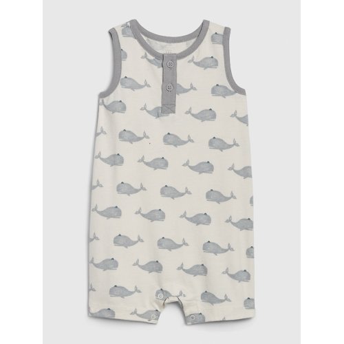 Baby Organic Whale Shorty One-Piece