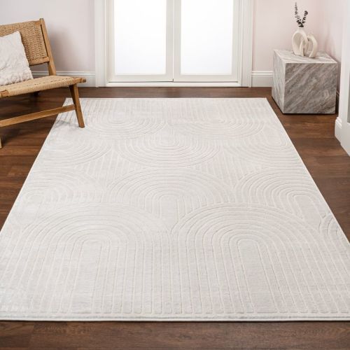 Art Deco Striped Area Rug
