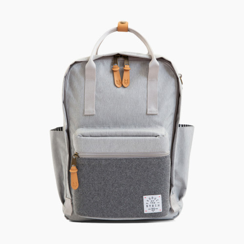 Product of the North Sustainable Elkin Diaper Bag Backpack - Heather Grey