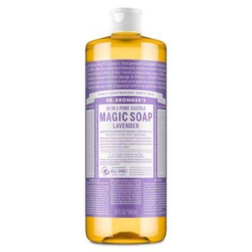 Dr. Bronner's Magic Pure Castile Liquid Soap - Lavender - 32 Fl Oz