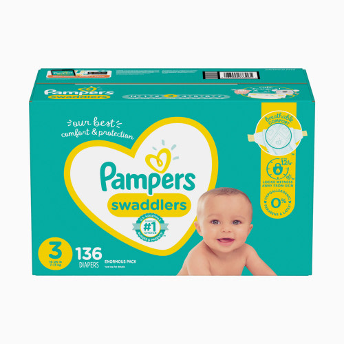 Swaddlers Disposable Diapers, Enormous Pack