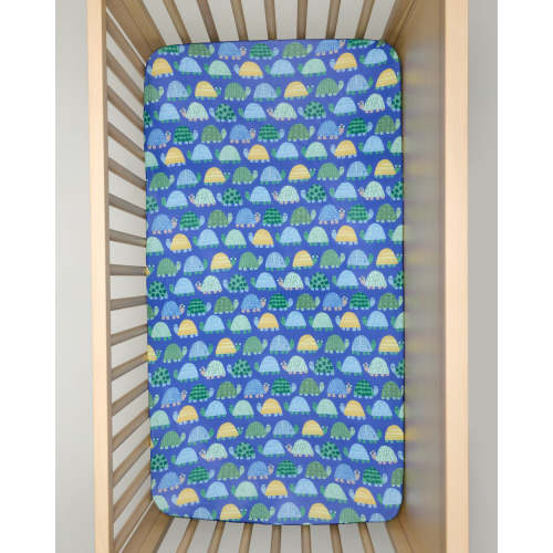 Shell Parade Fitted Crib Sheet | Little Sleepies