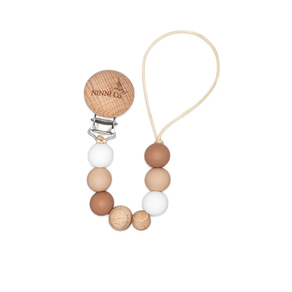 Ninni Co. Hazelnut Pacifier Clip