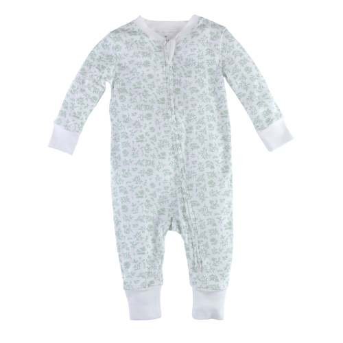 Zip up Pajama Petunia Moss