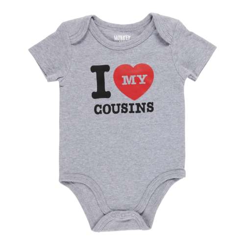 MONKEY BARS Unisex Infant Family Love Cotton Onesie