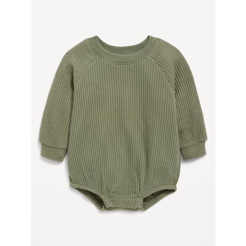 Long-Sleeve Fleece One-Piece Romper for Baby | Old Navy