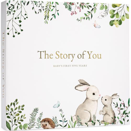 Keepsake Memory Book for Baby Boy or Girl Timeless First 5 Year Baby Book A Milestone Book to Record Every Event from Birth to Age 5 Gender Neutral Journal Scrapbook Photo Album