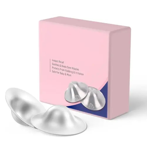 Hot Soothing Nipple Shields Healing Silver Breastfeeding Essentials Easy to Use Original Nipple Covers for Nursing Newborn - AliExpress