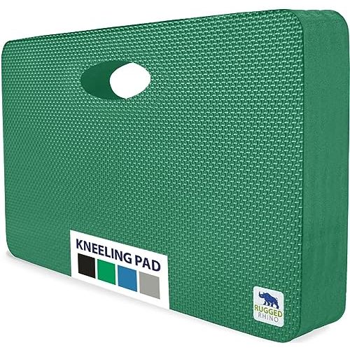 Rugged Rhino Soft Foam Kneeling Pad, Thick Knee Mat Resists Water, Durable Shock Absorbent Pads, Comfortable Strong Rebound, Gardening, Mechanic Tools, Bath Tub Essentials
