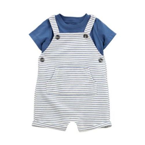 Baby Boys 2 Piece Shortall Set