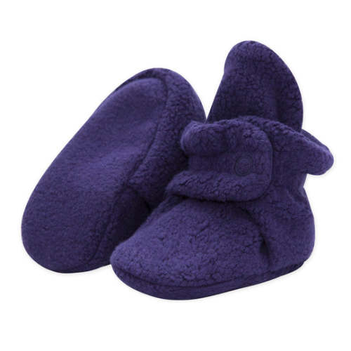 Zutano Cozie Fleece Stay-On Baby Bootie Slipper - True Navy