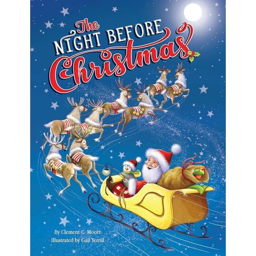 The Night Before Christmas - Children's Padded Board Book - Holiday