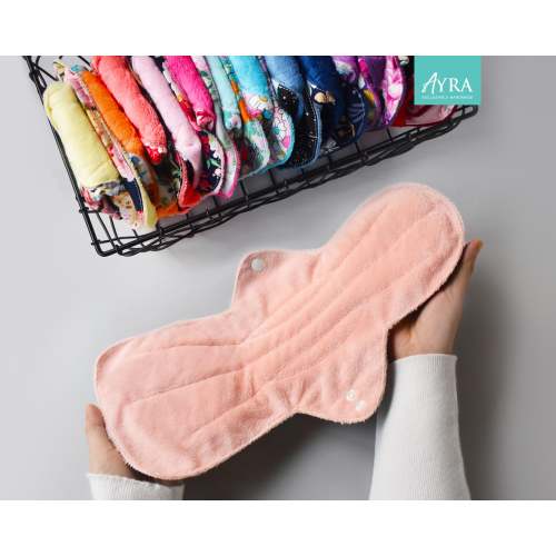 14.5 inch Long Heavy Cloth Pads, Super Heavy Pads, Super Soft Cloth Pad, Postpartum Pad, Easy Care Pad