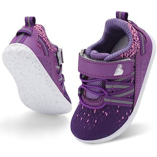 BARERUN Baby Sneakers Toddler Shoes Soft Anti-Slip Sole Newborn First Walkers Infant Toddler Breathable Athletic Running Shoes
