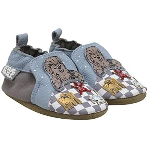 Robeez Baby Boys and Unisex Soft Soles Slip-Resistant Crib Shoes Slippers for Infant and Toddler, 0-24 Months
