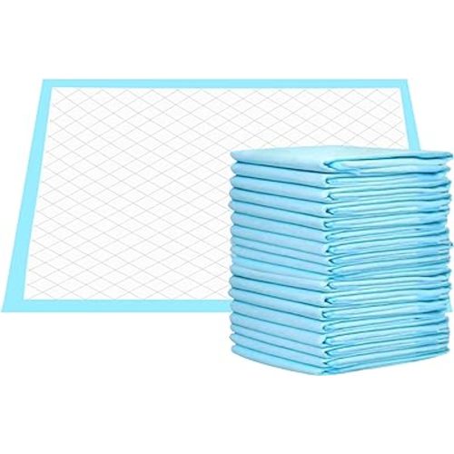 32 Pack Disposable Bed Pads 24" x 36" Heavy Absorbency Incontinence Pads Quilted Fluff and Polymer Underpad Bed Cover Chux for Bedwetting Incontinence Furniture Waterproof Pets Pee Pads