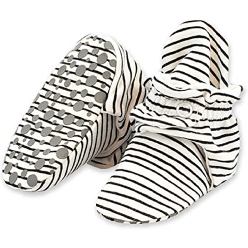 Zutano Unisex Organic Cotton Baby Booties With Gripper Soles