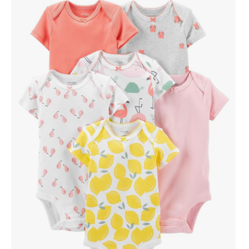 Simple Joys by Carter's Baby Girls' 6-Pack Sleeveless Bodysuit